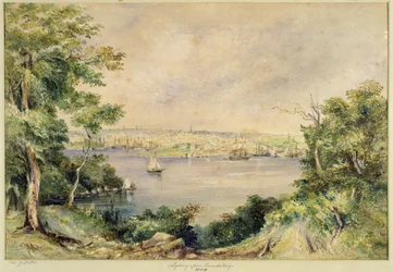 Sydney vanaf Lavender Bay, 1868